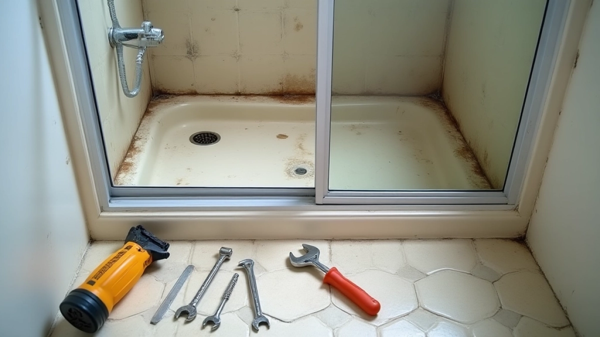 demontaż kabiny prysznicowej