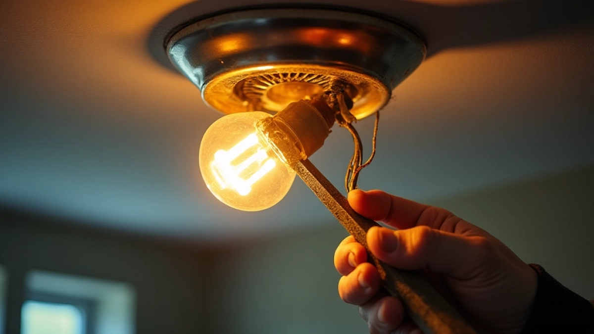 Demontaż lampy sufitowej cena Poznań