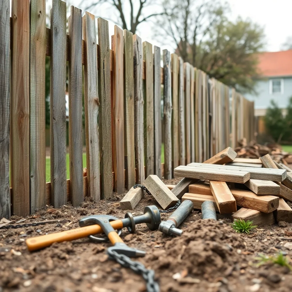 Demontaż starego ogrodzenia cennik