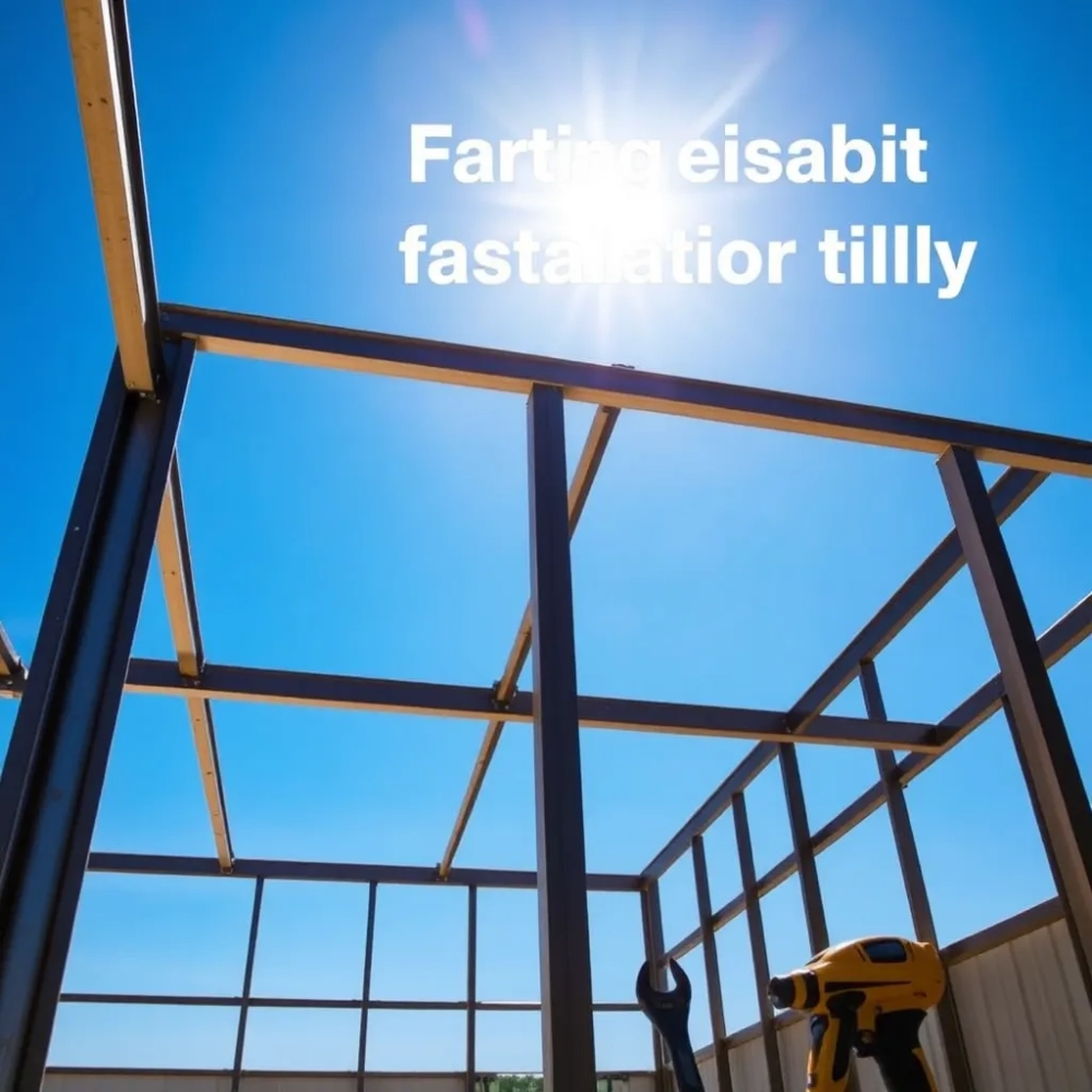 Ile trwa montaż garażu blaszanego