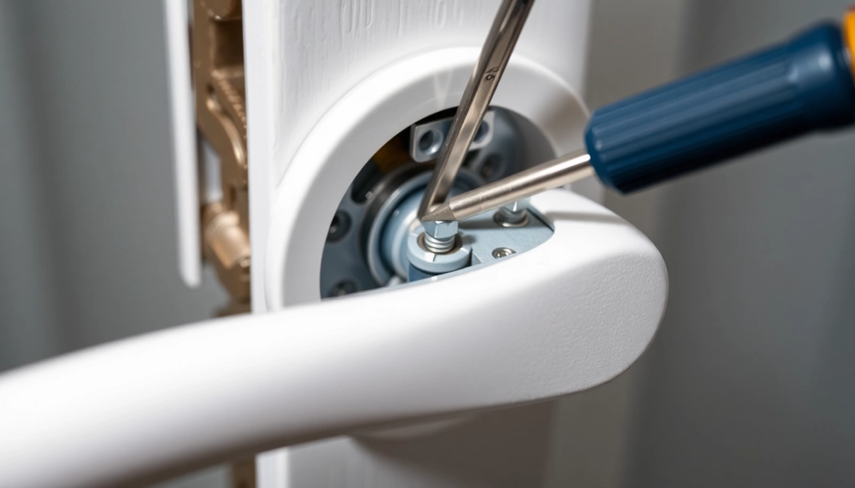 Jak zdemontować klamkę w drzwiach łazienkowych