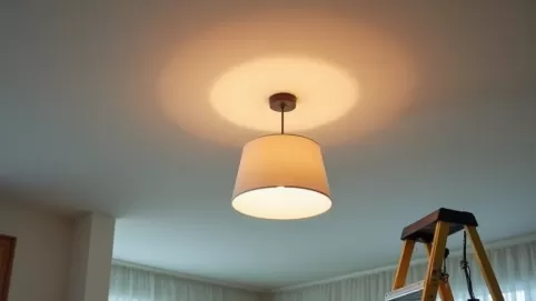 Demontaż lampy sufitowej cena Płock