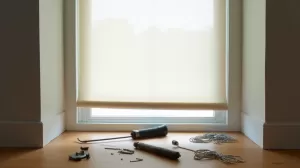 jak zdemontować roletę w kasecie