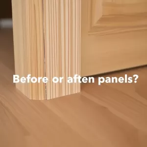 Montaż drzwi wewnętrznych przed czy po panelach