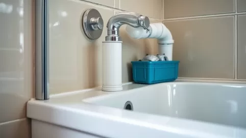 Wymiana syfonu bez demontażu brodzika