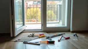 Demontaż drzwi balkonowych