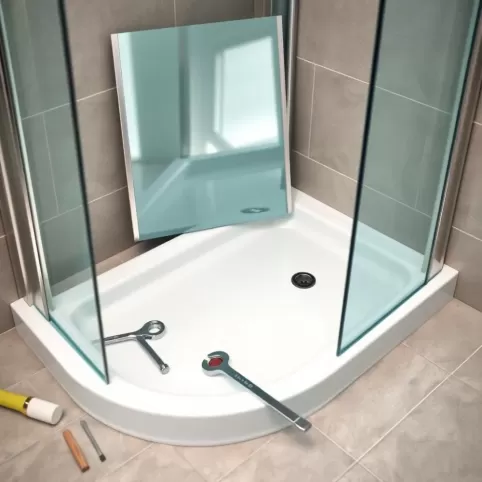 Demontaż kabiny prysznicowej z brodzikiem cena