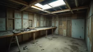 Demontaż kasetonów sufitowych