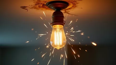Demontaż lampy sufitowej cena Kraków