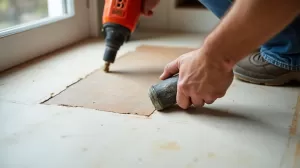 Demontaż paneli winylowych