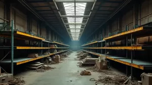 demontaż regałów metalowych