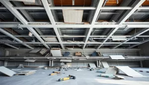 Demontaż sufitu Armstrong cena Gdynia