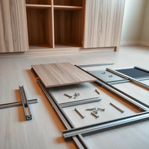 Demontaż szafy przesuwnej cena