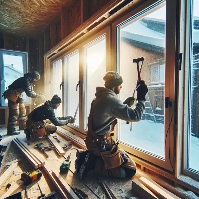 Do jakiej temperatury można montować okna