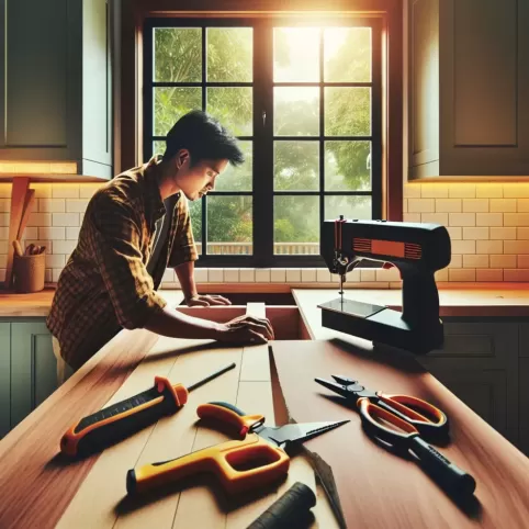 Jak zamontować blat zamiast parapetu