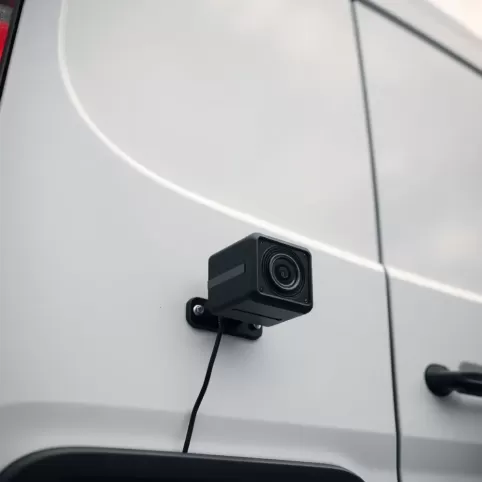 Montaż kamery cofania w busie