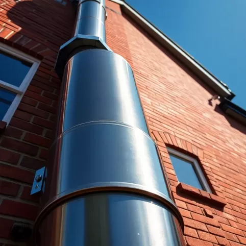 Montaż komina stalowego na zewnątrz cena
