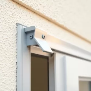 Montaż okapnika do drzwi