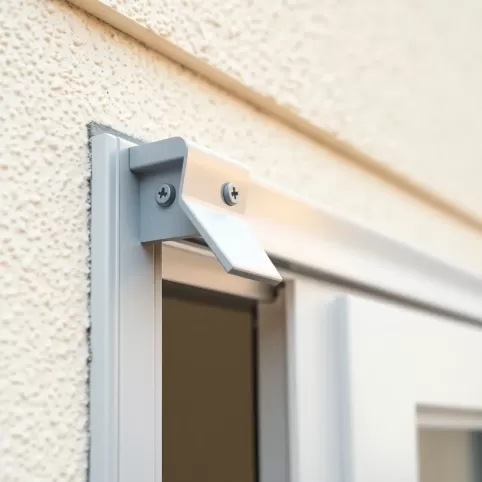 Montaż okapnika do drzwi