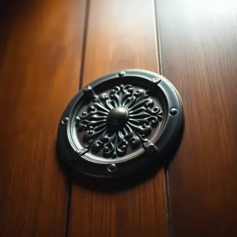 Montaż rozety w drzwiach