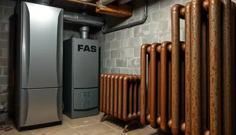 Nowoczesny piec gazowy a stara instalacja z żeliwnymi grzejnikami
