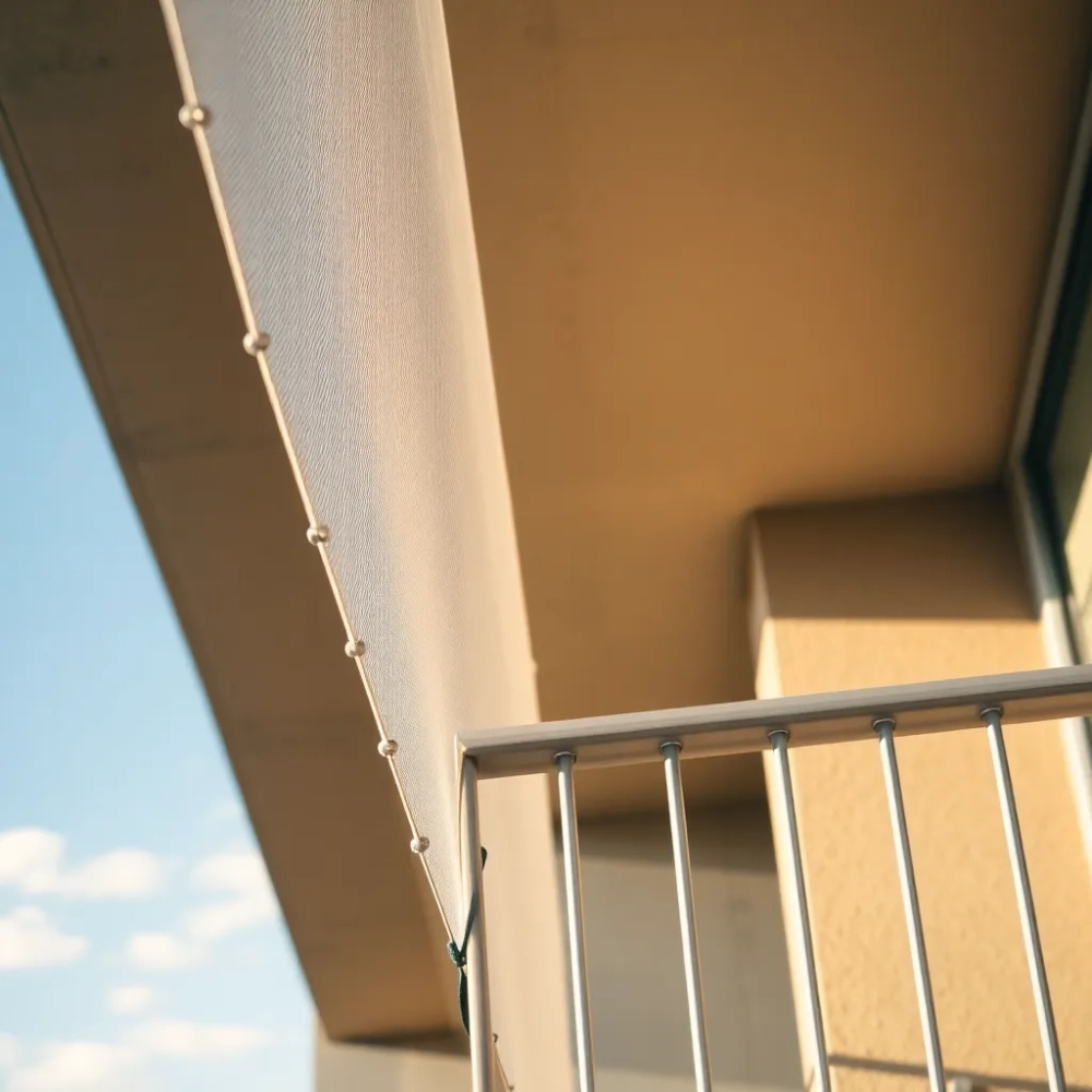 Siatka na balkon dla kota montaż