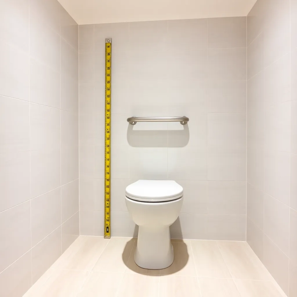 Wysokość montażu uchwytów dla niepełnosprawnych